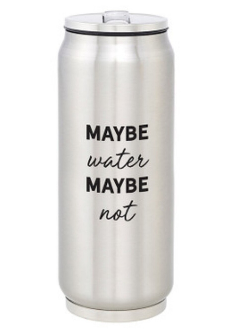 Large Stainless Steel Can - Maybe Water
